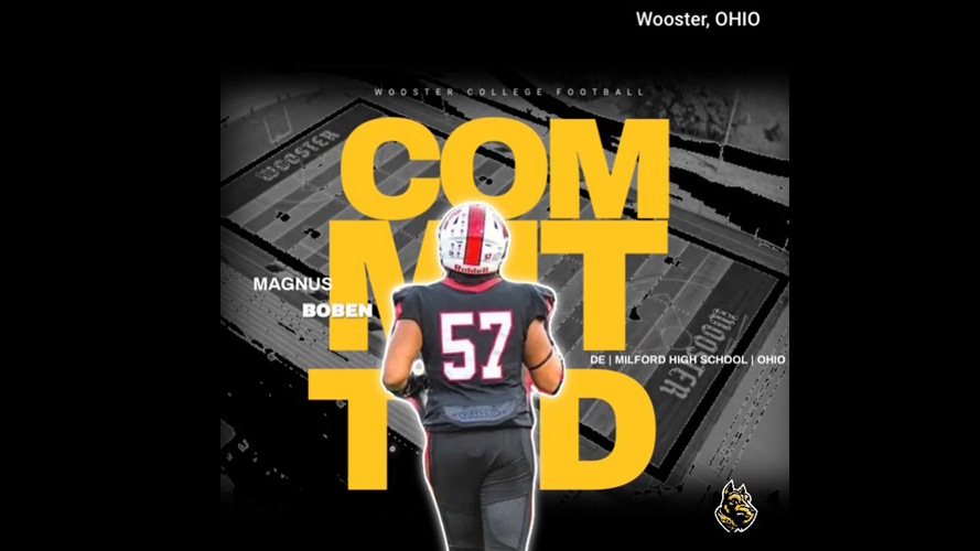 Magnus Boben Commits To Play Football at The College of Wooster